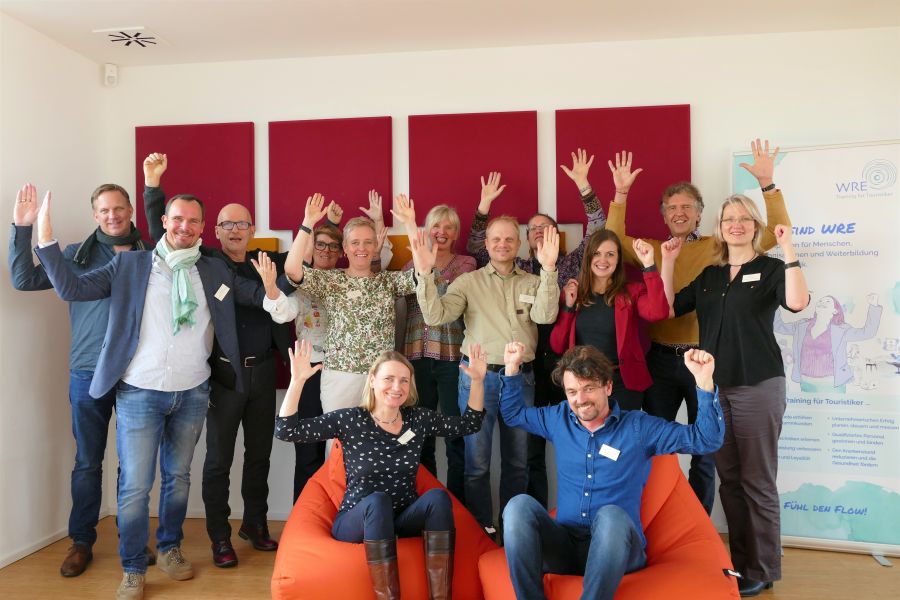 Die Teilnehmer vom WRE Roundtable bei Neue Wege